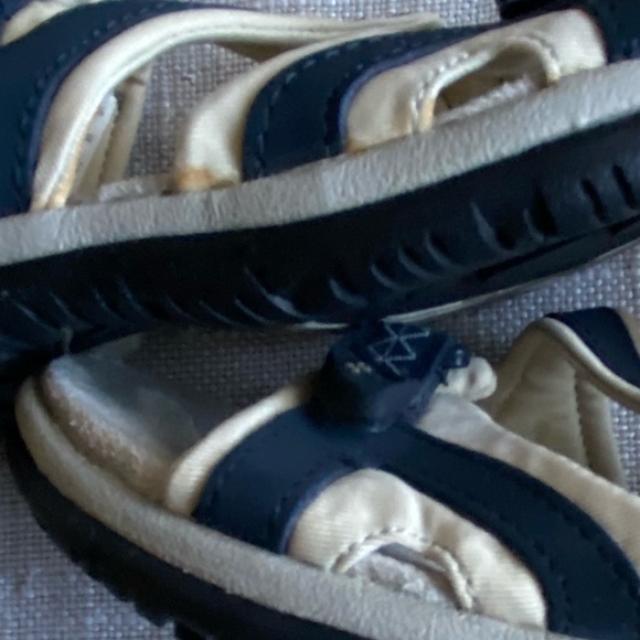 Naturalizer Womens Blue Leather Straps Vacation Beach Summer Sandals- Sz- 7 - Picture 15 of 15